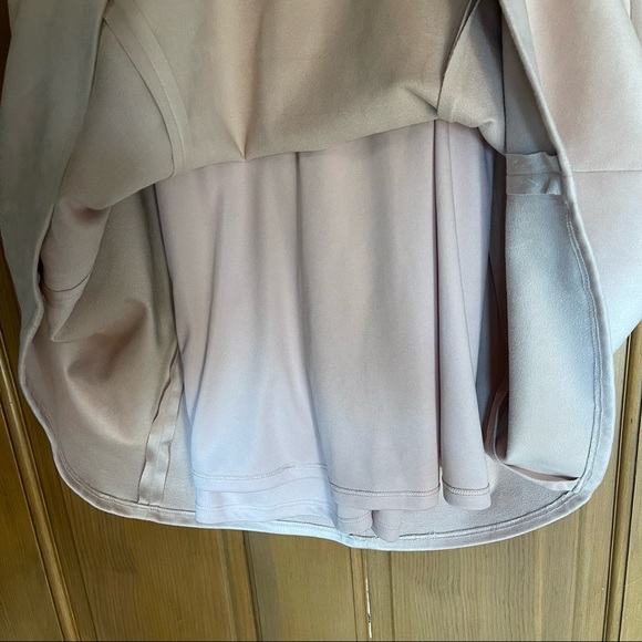 NWOT Calvin Klein Sleeveless Faux Suede Fit and Flair Dress Size 8 - Picture 2 of 8